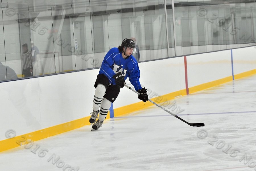 Wheaton College Men\'s Ice Hockey vs Middlesex Community College. - Photo By: KEITH NORDSTROM